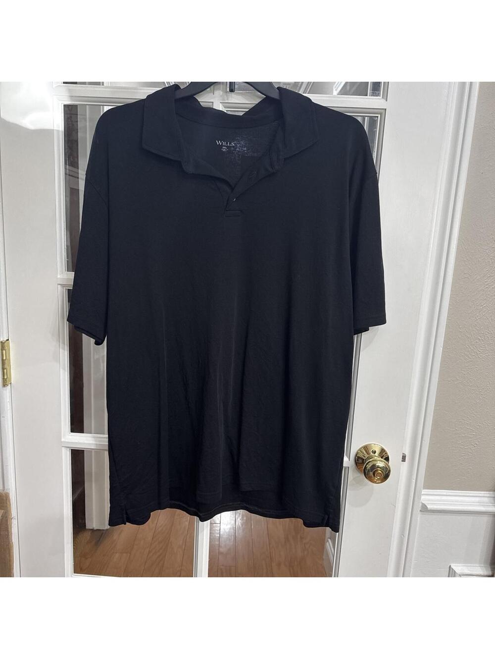 Jack Wills Men's Black Polo-shirt